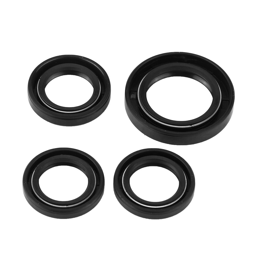 Oil Seal 4 Pcs Engine Crankshaft Gear Crank Case Oil Seal for most GY6 125cc 150cc 152 QMI 157QMJ Japanese and Chinese ATV Quads