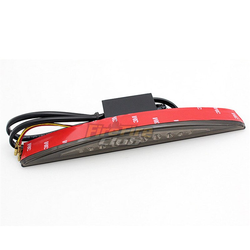 Motorfiets Achterlicht voor harley breakout Achterspatbord Tip licht breakout LED Brake Achterlicht Lamp Voor Harley Breakout FXSB 13 -17: gray