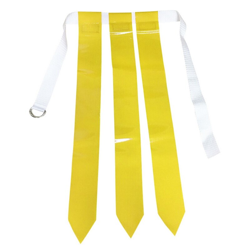Cinturón de entrenamiento de partidos de fútbol americano, etiqueta con banderas de Rugby ajustables, correa de cintura, herramientas deportivas al aire libre: yellow