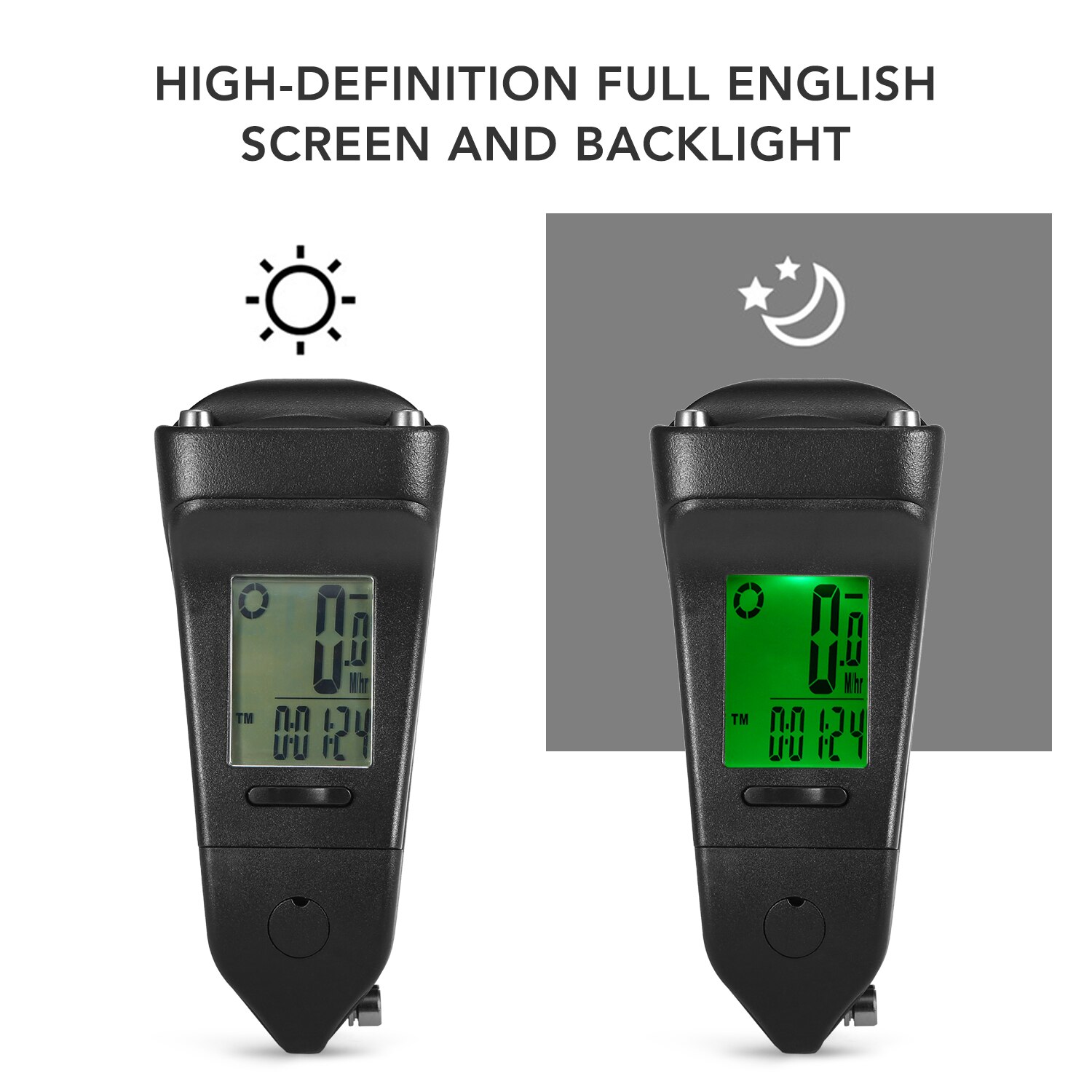 Draadloze Fietscomputer Mountainbike Snelheidsmeter Kilometerteller IPX6 Waterdichte Fietsen Meetbare Temperatuur Stopwatch