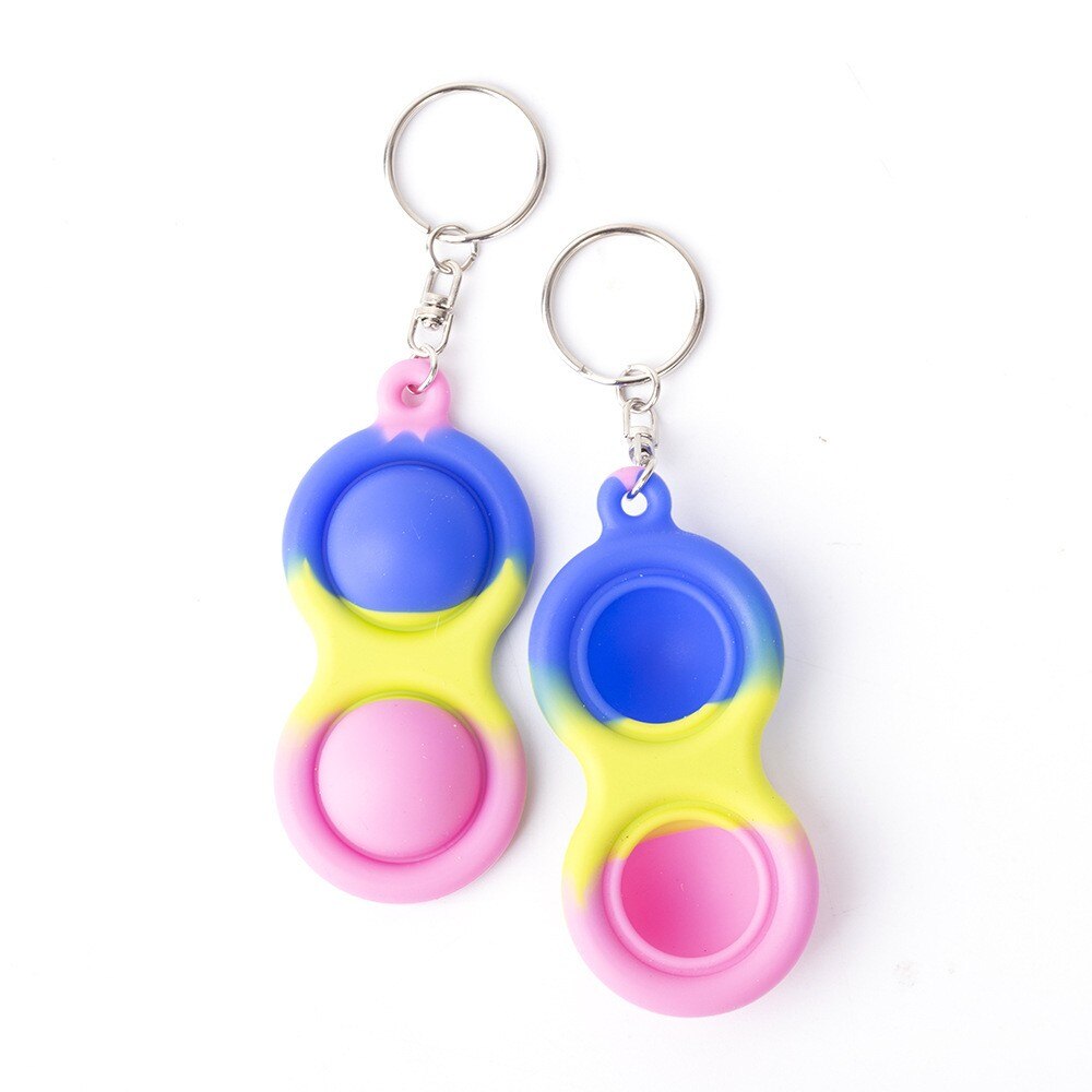 Divertente semplice fossetta Fidget giocattoli sollievo dallo Stress bambini adulti fossetta giocattoli Squishy educazione precoce bordo di allenamento intensivo bolla Pop