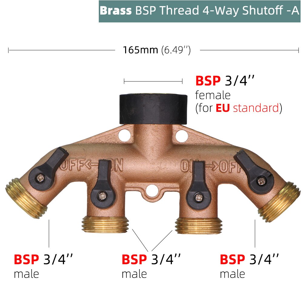 Spruitblok splitter 1/4 inch BSP draad 6 manieren 9 poorten perslucht verdeler luchtslang splitter koppeling met 1/4 inch messing plug voor luchtpompen cilinders