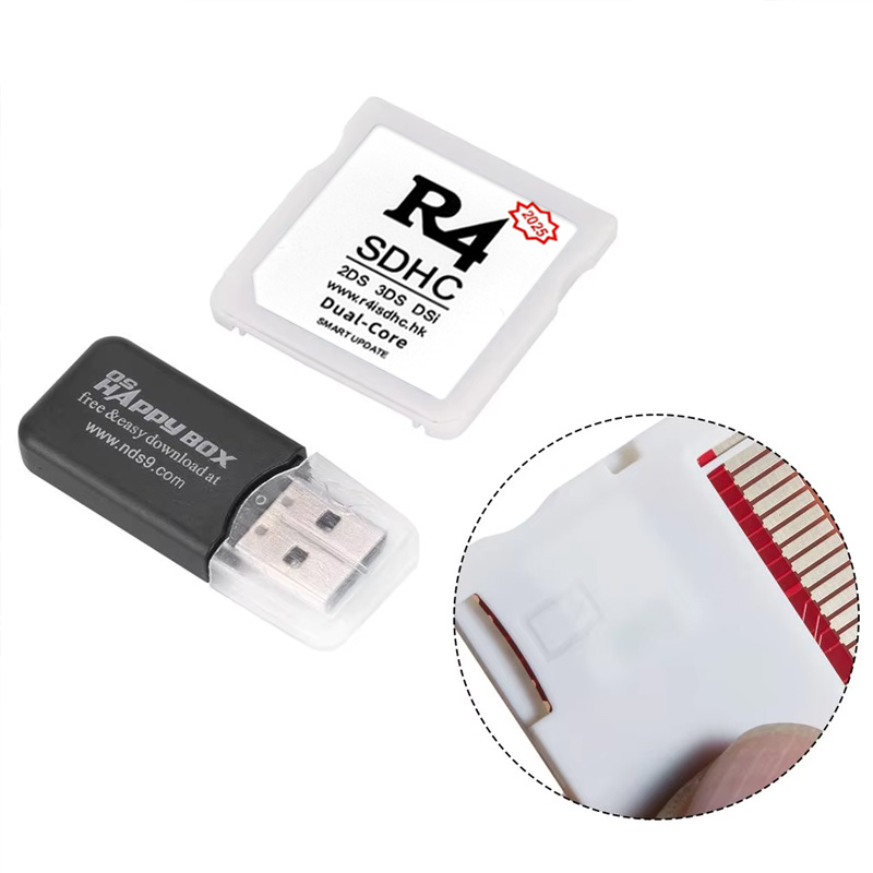 2024R4 SDHC HK-adapter Veilige digitale geheugenkaart Brandende kaart Gamekaart Flashcard Duurzaam materiaal Compacte draagbare flashcard