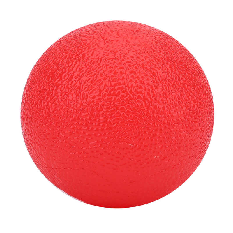 53mm Fitness Silicone Massage Therapy Grip Ball Hand Finger Exerciser Muscle Relax Recovery Gripper Pain Relief Fascia Ball: Red