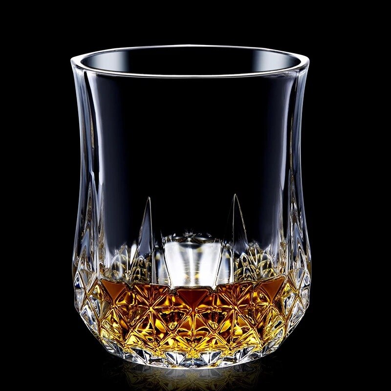 Varmebestandig blyfri gennemsigtig vinglas øl steins whisky brandy vodka kop multi mønster drinkware bar