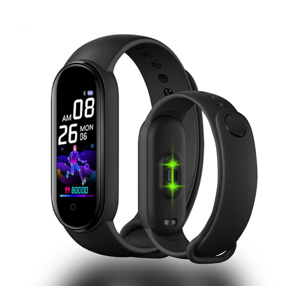 M5 Smart Wristband Sport Smart Bracelet Heart Rate Blood Pressure Bluetooth Call Play Music Heart Rate Monitor Smart Watch