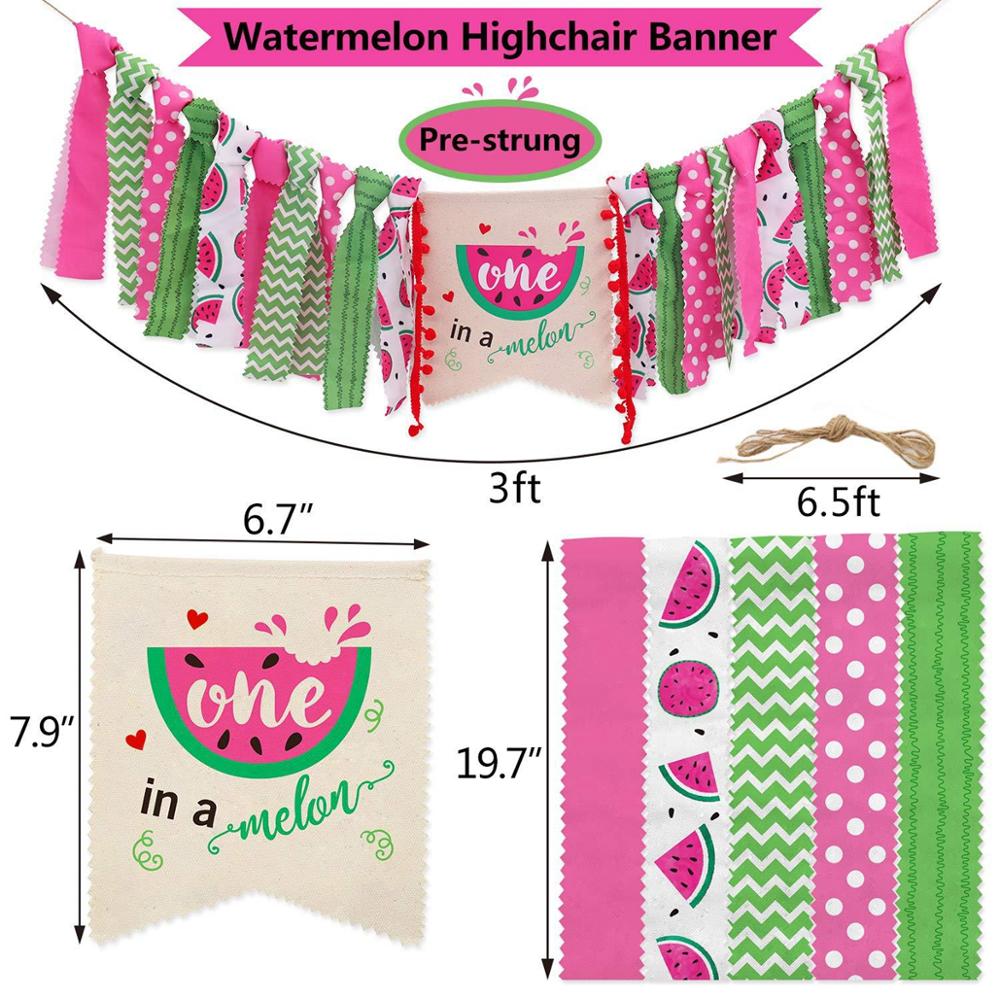 Watermelon One Year Birthday Hat 1st Birthday Banner Kids Happy Birthday Banner 1 One Year First Birthday Boy Baby Shower: Burgundy