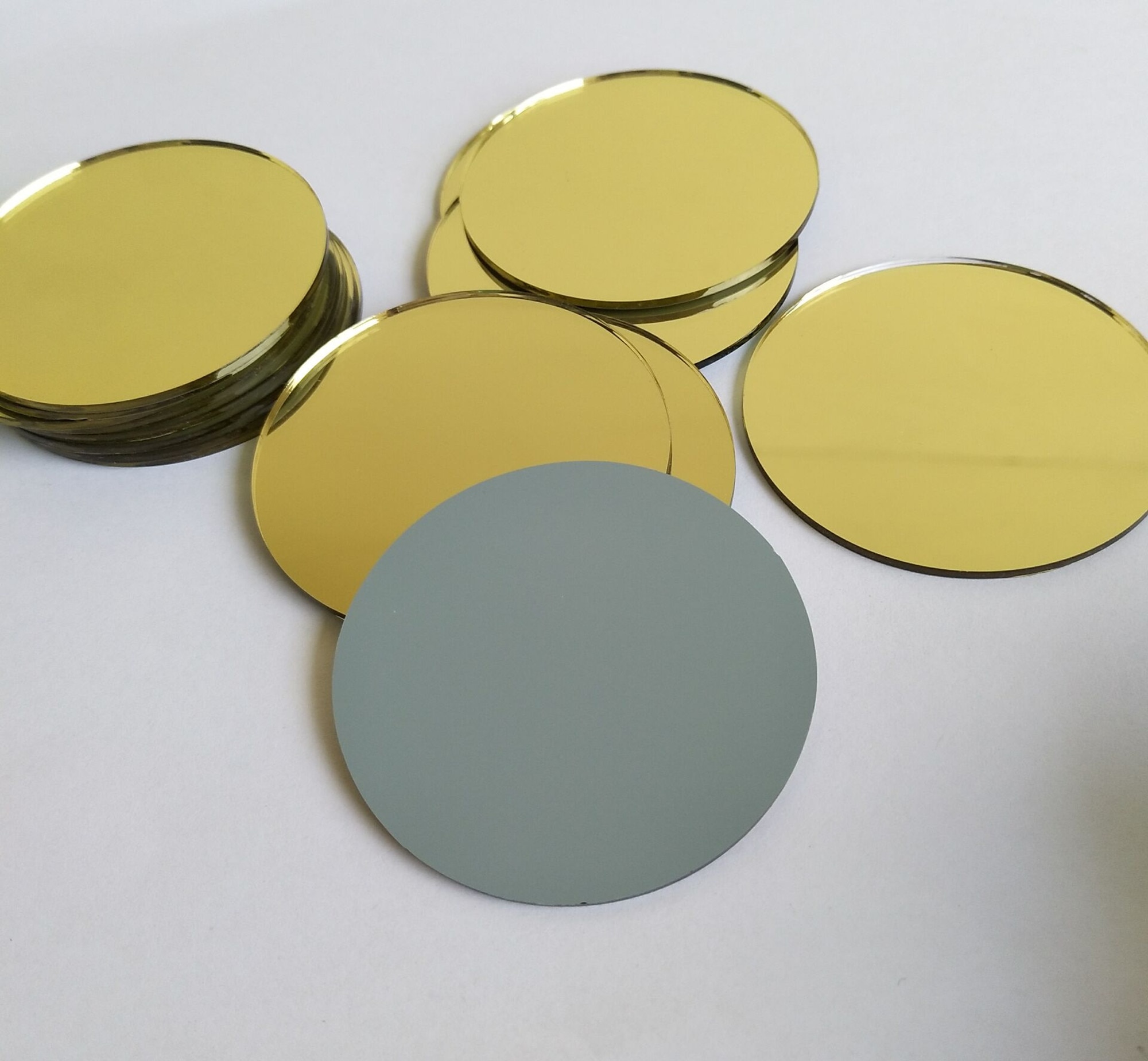 2inch Gold Glass Mirror Mosaic , Glass Mirror Mosaic Title , Mirror Title