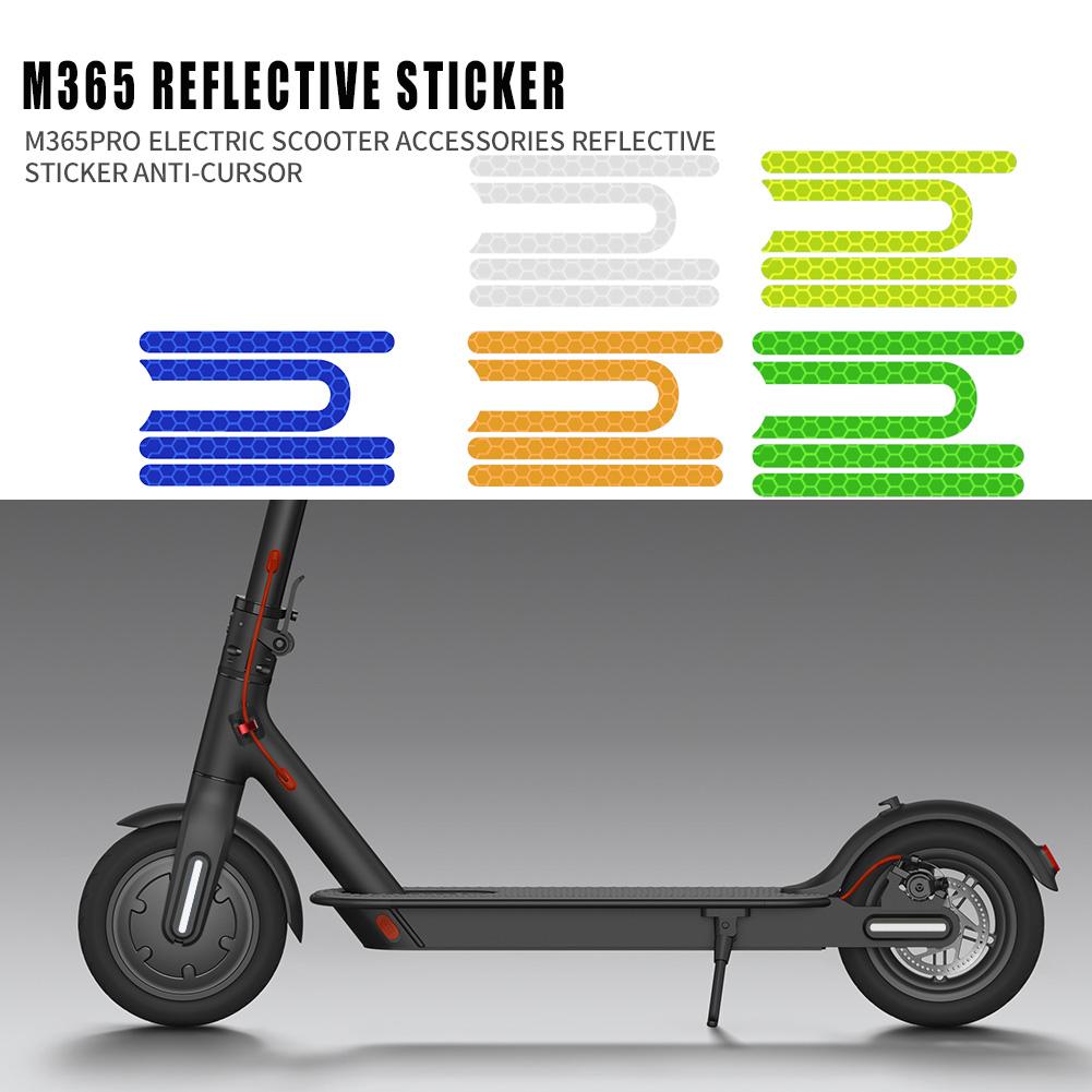 Wheel Tire Covers Protective Shell Reflective Stickers for Xiaomi M365 Pro Electric Scooter Skateboard Front Rear Accessories