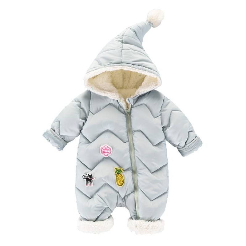 -30 Graden Winter Overalls Voor Kinderen Jas Baby Sneeuw Dragen Pasgeboren Snowsuit Jongen Warme Katoen Meisje Kleding bodysuit 0-18M