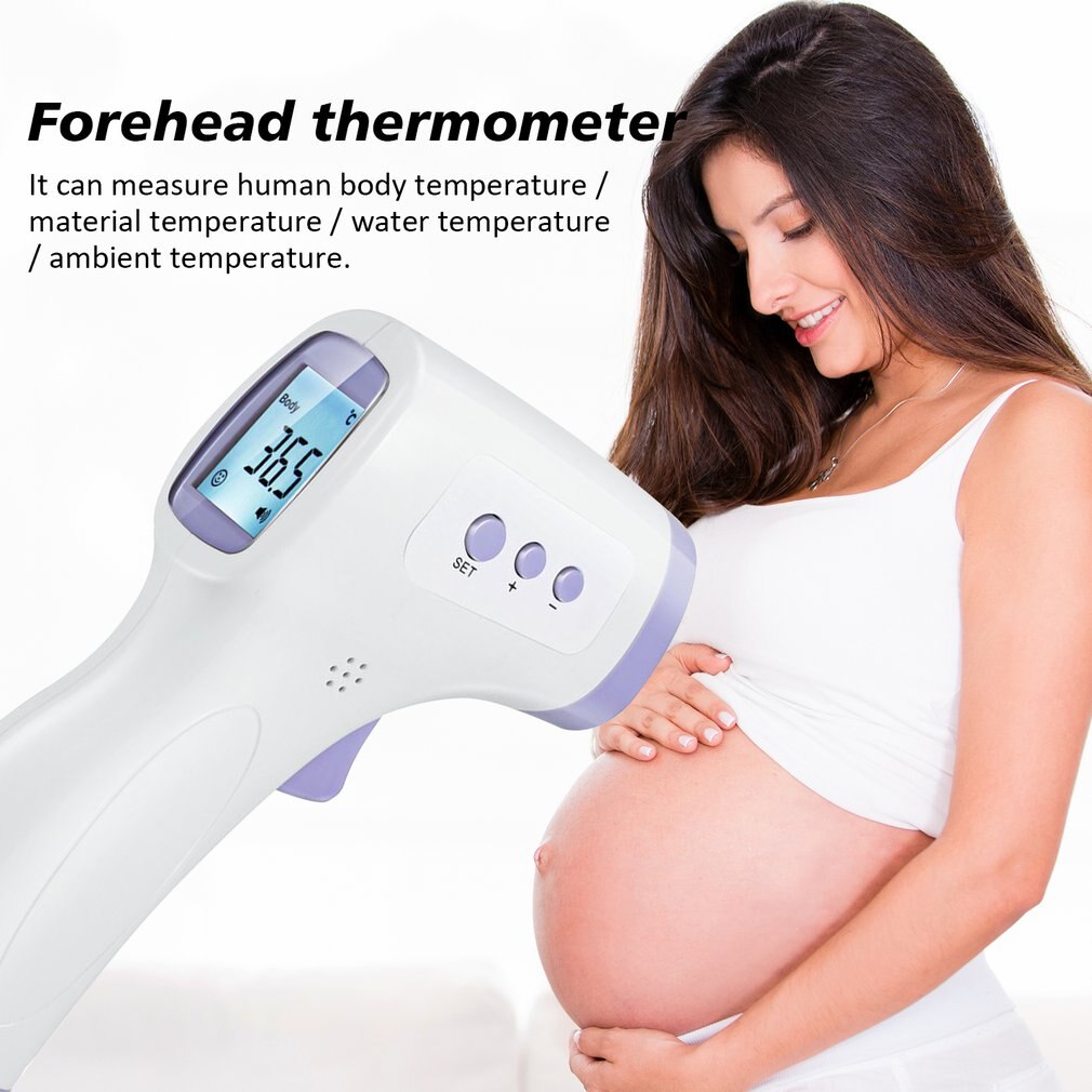 Multifunções termômetro infravermelho sem contato termômetro clínico testa corpo humano do bebê doméstico ferramenta de medição digital
