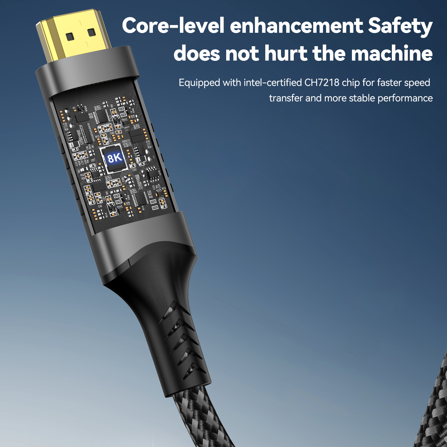 Câble USB C vers HDMI 8K @ 60Hz 4K @ 120Hz, câble hdmi2.1 type-c vers hdmi, adaptateur Thunderbolt 3/4 pour Huawei Mate30 iphone 15 MacBook