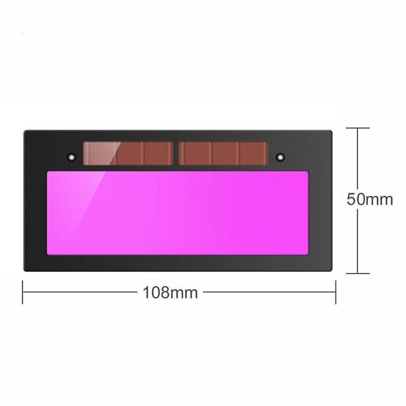 1Pc Auto Darkening Welding Lens For Welding Equipment Darkening Color Lens True Powered Filter Auto Screen Shade Large Sola Q0E7: Default Title