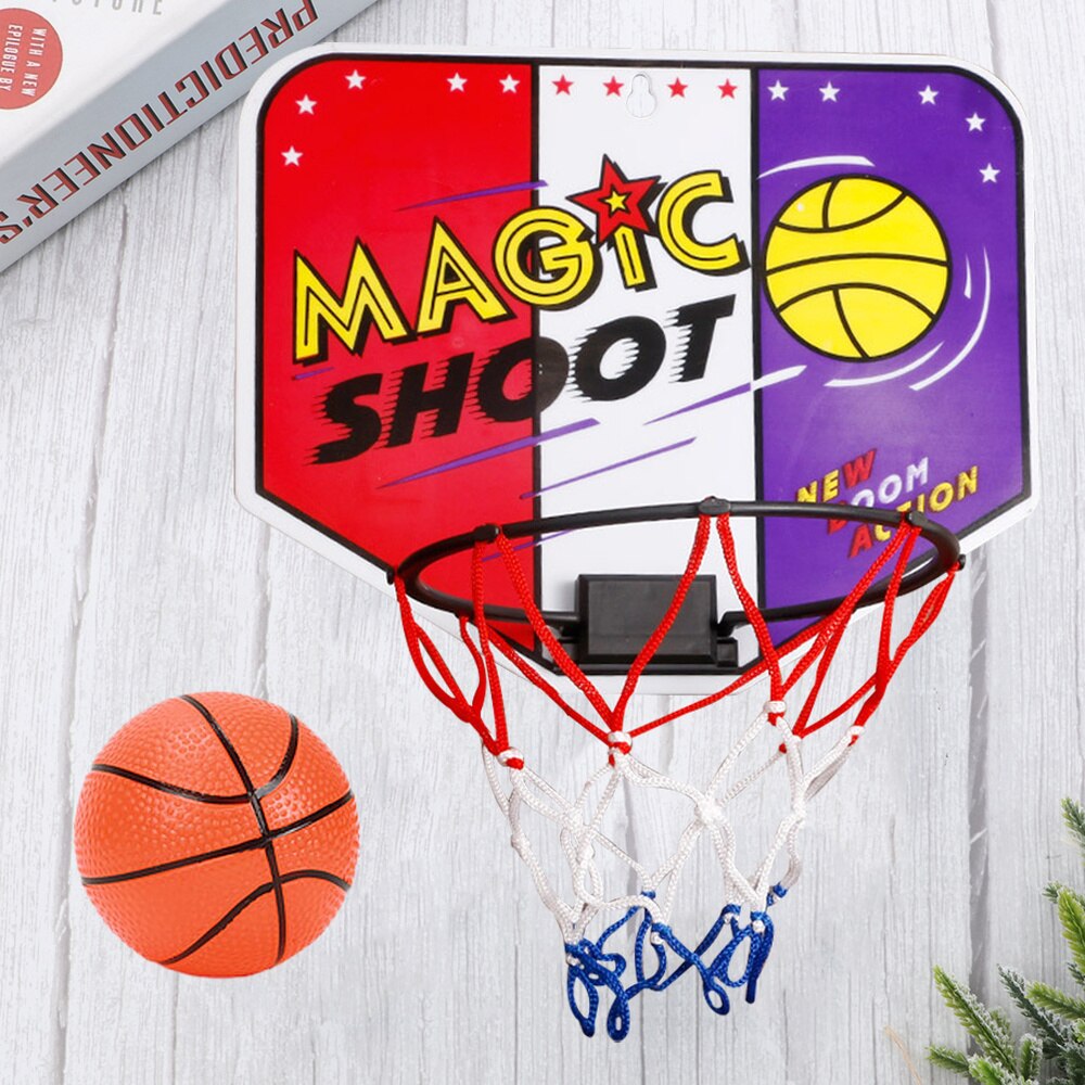 Basketball Hoop Set - Wall Mounted - Indoor Outdoor Shooting Sports Board