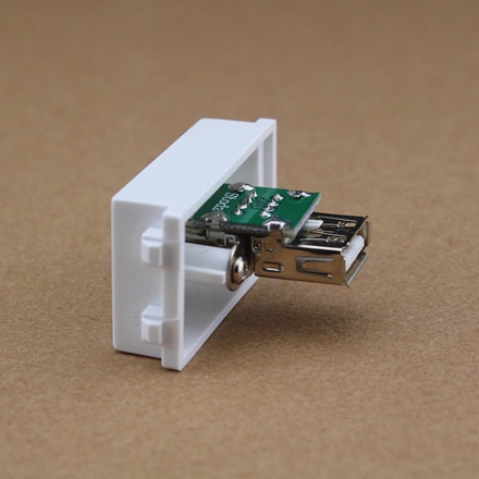 Seto 128 type usb-pluggmodul gratis sveising usb-kontakt sluttstein til veggplateuttak