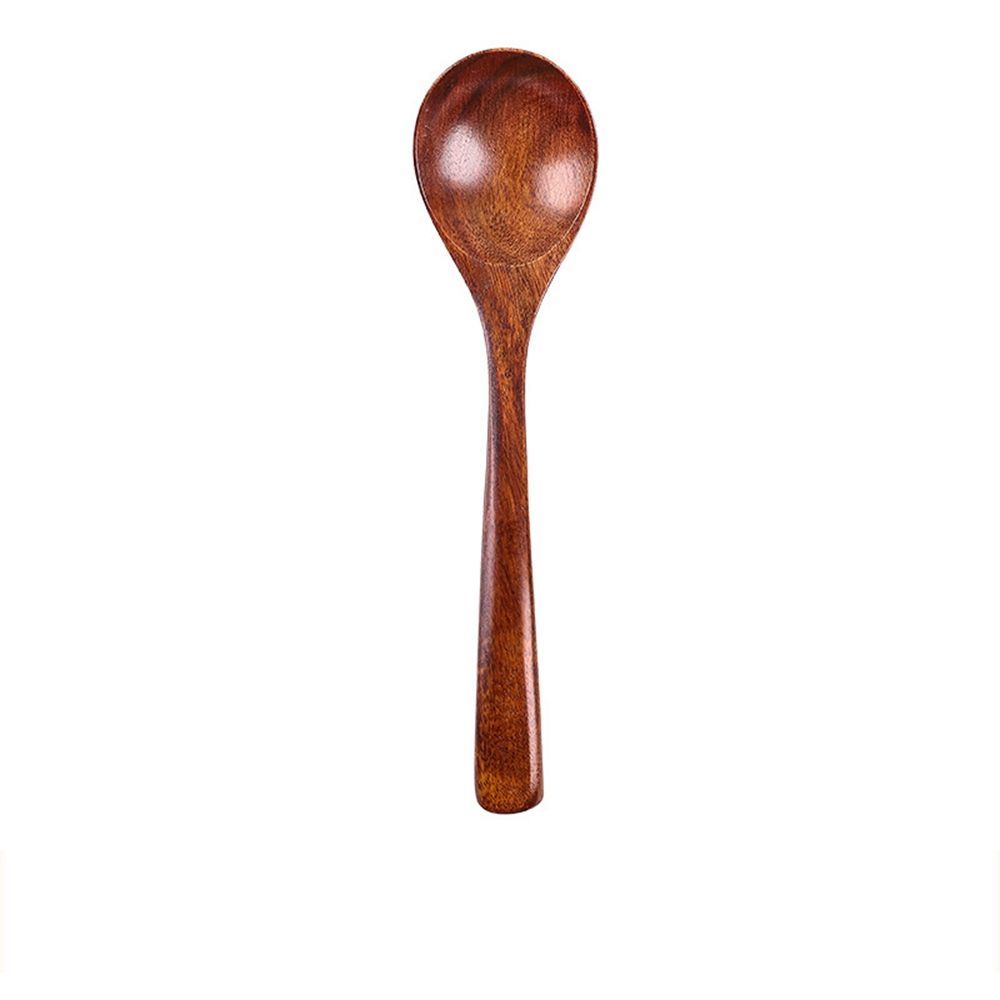 1Pcs Wooden Spoon Coffee Dessert Home Kitchen Utensils Rice Tea Honey Cooking Dining Tableware Teaspoons Kitchen Tools: B2