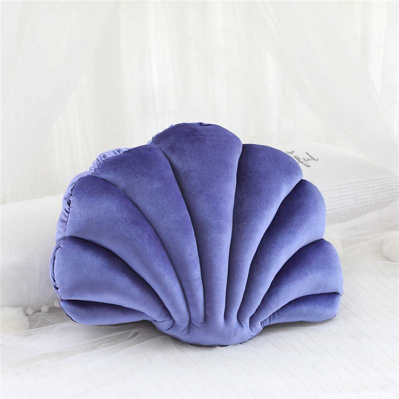 Fløyelspute 32x25cm - Jacquard Mønster Print - Memory Skum Fyll: Lilla