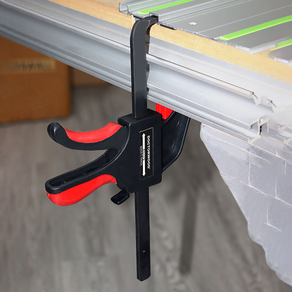 2pcs Woodworking Work Bar F Clamps Kit DIY Quick Ratchet Release Squeeze Clip Carpentry Hand Tool Gadget