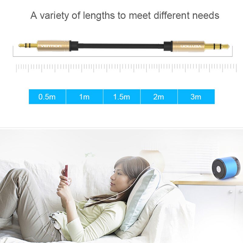 Drag Aux Kabel 2.5-3.5 Audio kabel 3.5mm naar 2.5mm Aux Audio Kabel Voor Auto SmartPhone Speaker moible Telefoon 2.5mm Jack Male