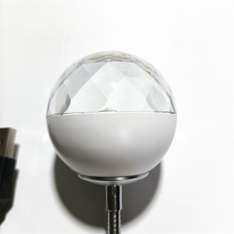 Usb Led Disco Verlichting Flexibele Lamp Rgb Dmx Led Crystal Magic Draaiende Bal Podium Licht Voor Kerst Wedding Party Licht