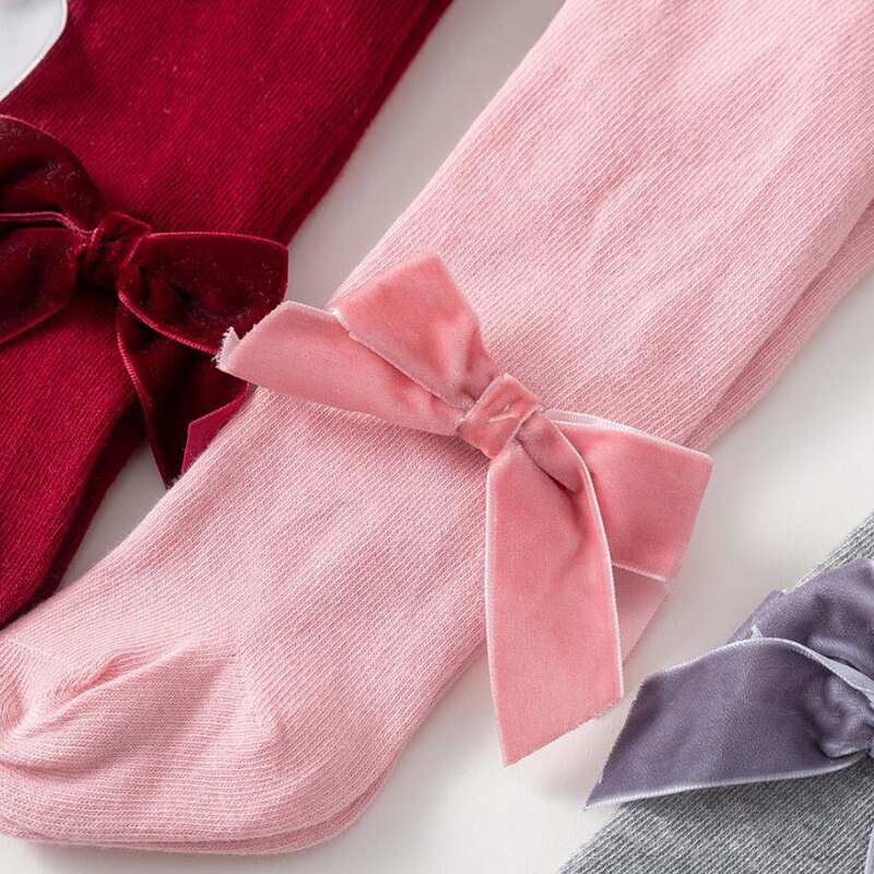 Nette Mädchen Strumpfhosen Für Kinder Prinzessin Leggings Großen Bögen Baby mädchens Einteiliges Strumpfhosen Baby Frühling Herbst Hosen strumpf