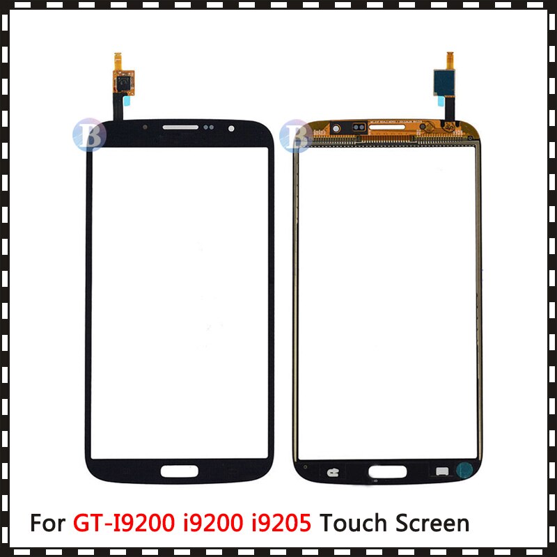 Écran tactile 6.3 pouces pour Samsung Galaxy Mega 6.3 GT-I9200 i9200 GT-I9205 i9205 SGH-I527, panneau de lentilles en verre extérieur