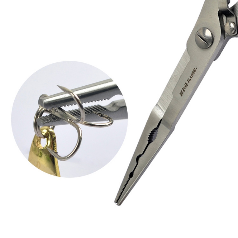Stainless Steel Fishing Plier Scissor Braid Line Lure Cutter Hook Remover Fish Use Tongs Cutters Multifunctional крючки рыболовн