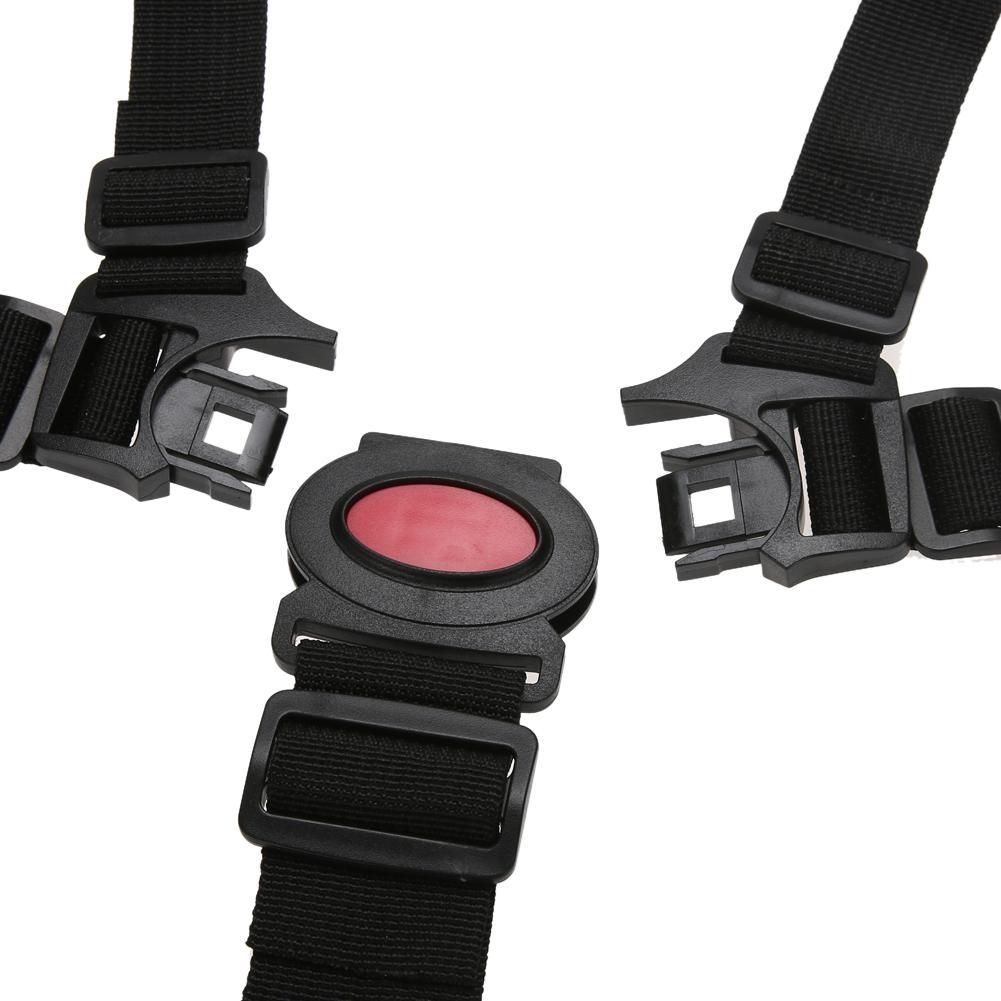 Arnés Universal de 5 puntos para bebé, cinturón de seguridad, cinturones de seguridad para cochecito, silla de paseo alta, cochecito de chico para niño, silla de paseo de estilo aleatorio