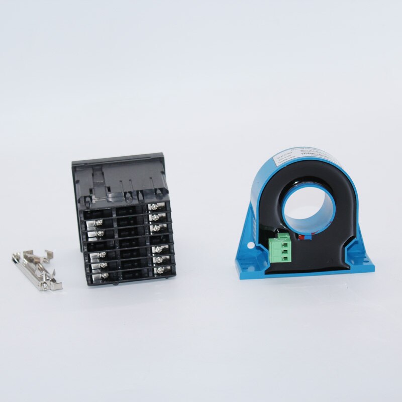 AC ampere meter with low ampere alarm high ampere alarm relay output 400A 500A 600A digital current meter with ampere sensor