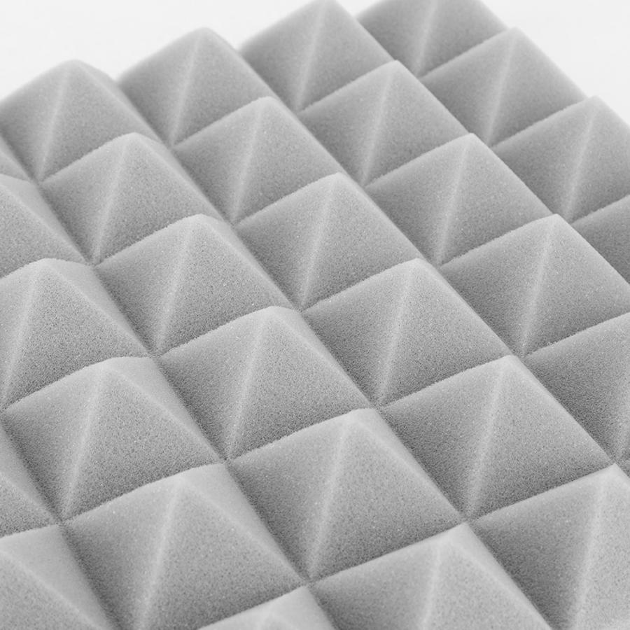 6 stk pyramideform lydabsorberende skum akustikpaneler lydisolerende skum til klaverstuestudie