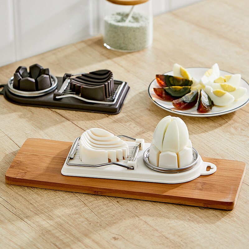 KitchenAce Multifuctional Egg Slicer & Cutter Sectioner Cutter Mold Kitchen Splitter Gadgets Shaping Gitchen Gadgets Ferramentas