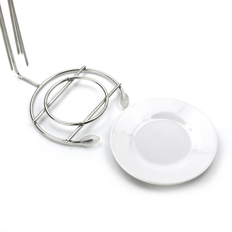 Stainless Steel Kitchen Outdoor BBQ Tools Chicken Duck Holder Rack Grill Stand Roasting For BBQ Non Stick Carbon Grilling Tools