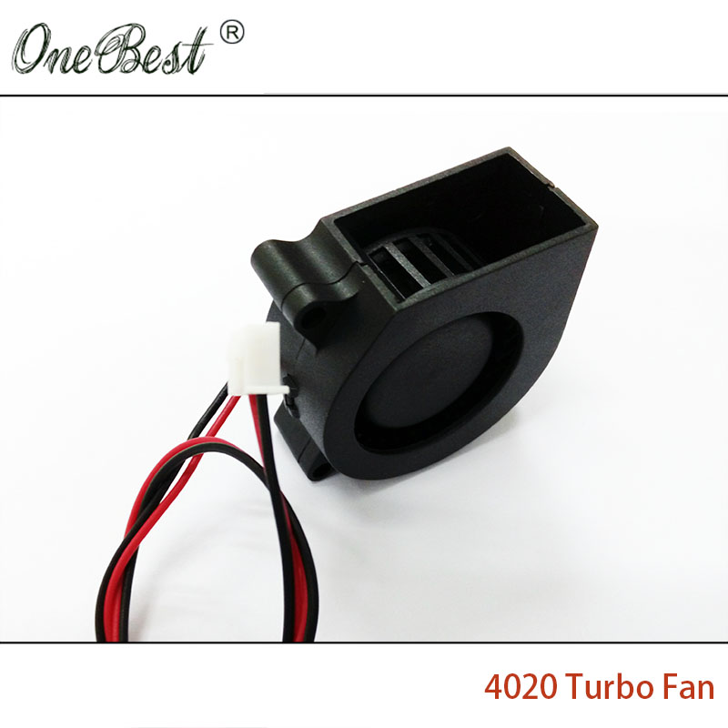 DIY Teile 4020 Lüfter 12V 0.12A 5000RPM Turbo Fan 40x40x20mm Bürstenlosen Fan 3D Drucker Zubehör freies