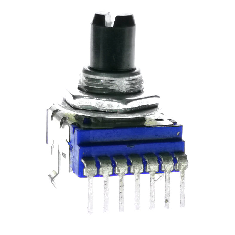 Potentiomètre de Volume ALPS RK14 5K, 502A, double A5K, 7 broches, 13MM, demi-arbre, , japon