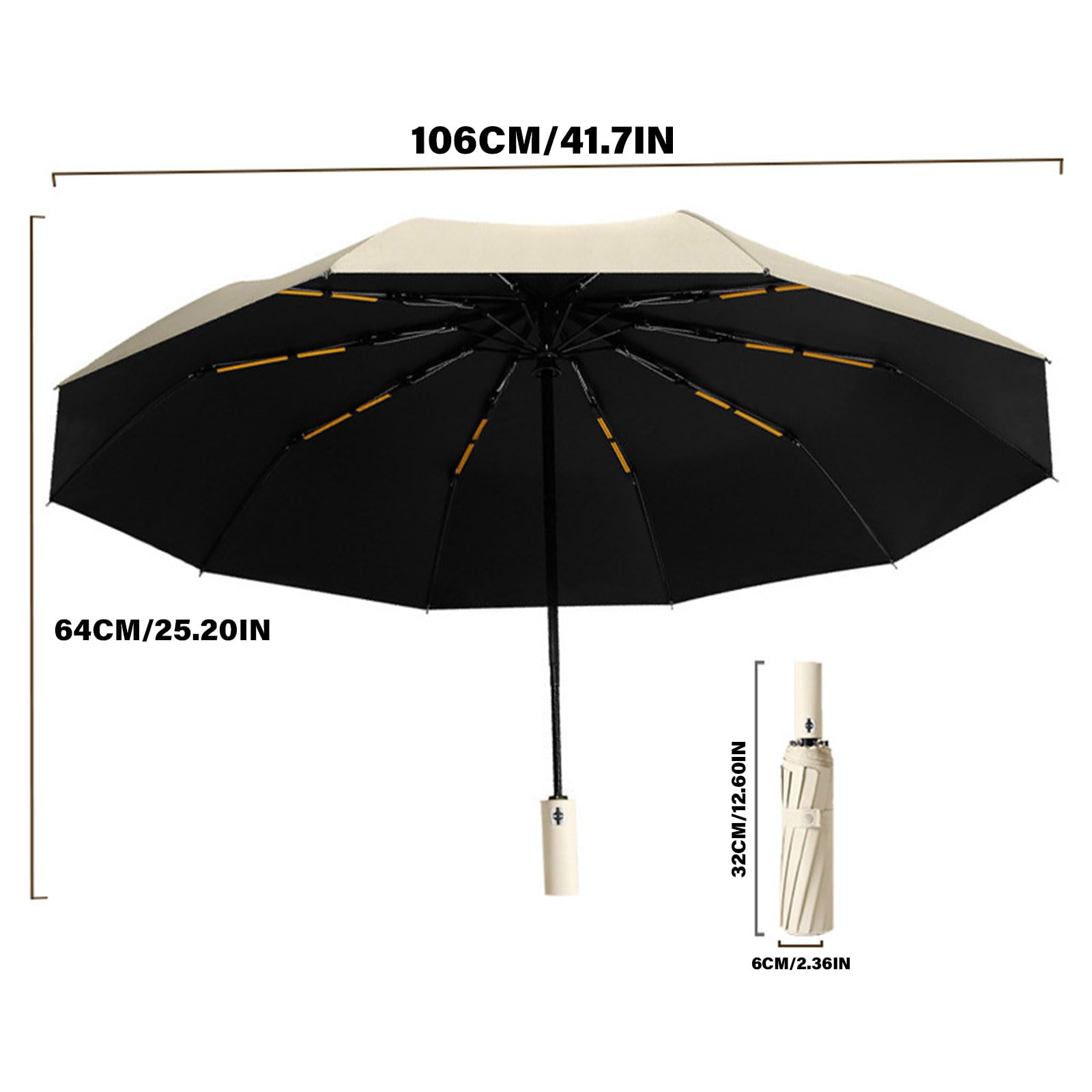 Automatischer Faltschirm mit 24-Knochen, winddichter Sonnenschirm, Regenschirm für Herren und Damen, luxuriöser Geschäft-Regenschirm, Sonnenschirm cmc