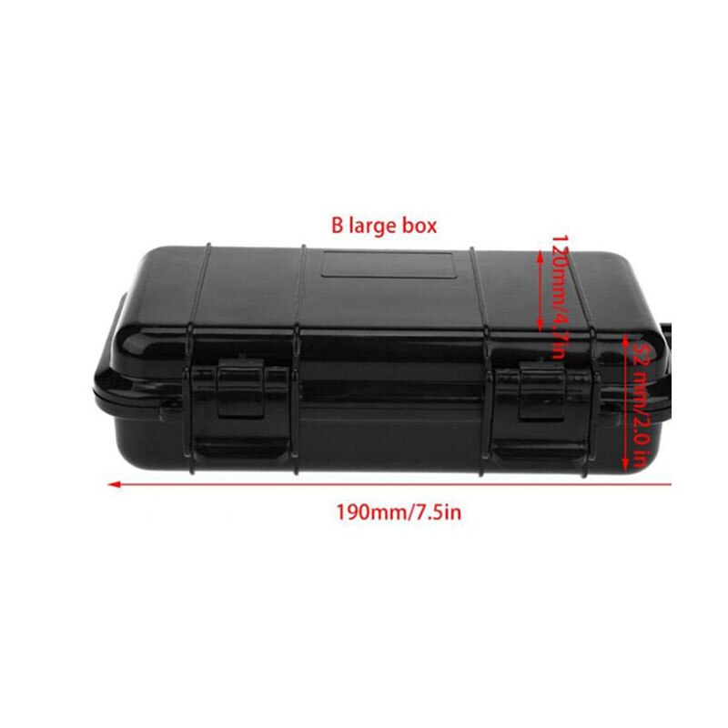 Waterproof Shockproof Box Phone Electronic Gadgets Airtight Outdoor Case: B