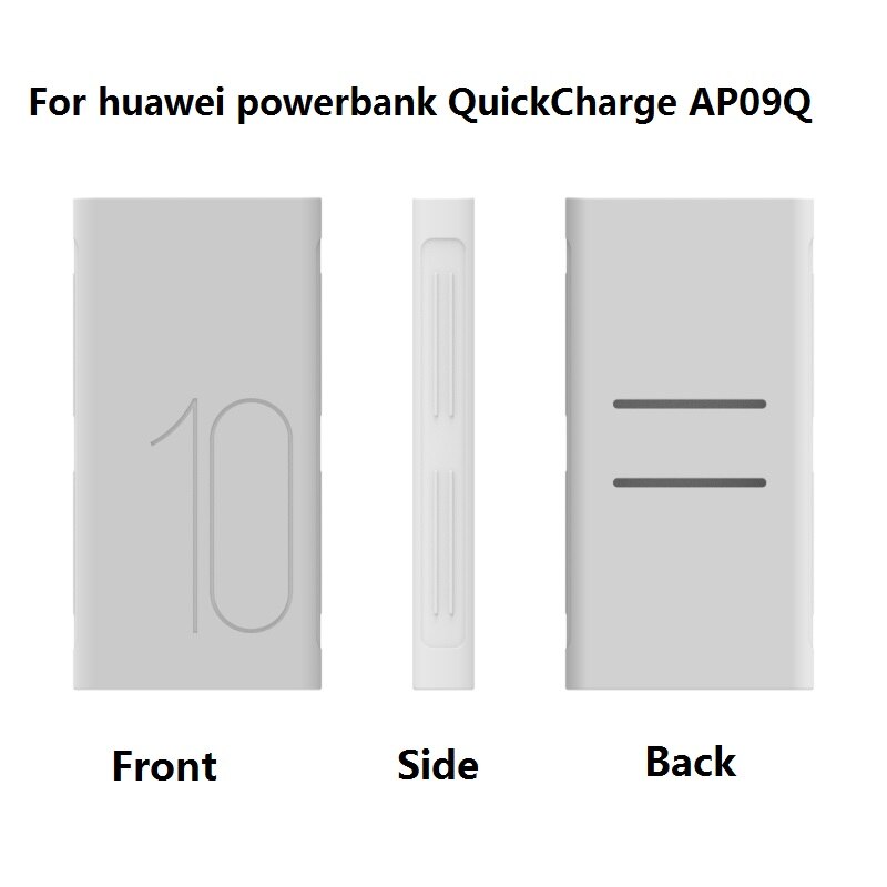 Silicone case For Huawei 10000mAh mobile power SuperCharge AP09S Non-slip outer casing for huawei power bank QuickCharge AP09Q