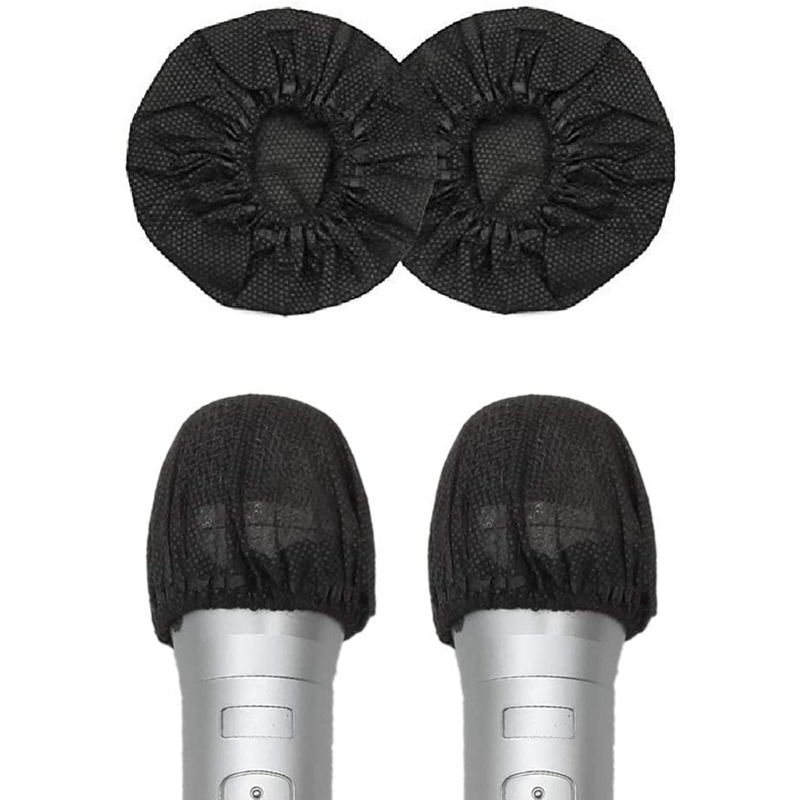 Capuchon de protection de Microphone à main jetable, 100 pièces, housse de Microphone Musical pour KTV, barre de karaoké, Etc.