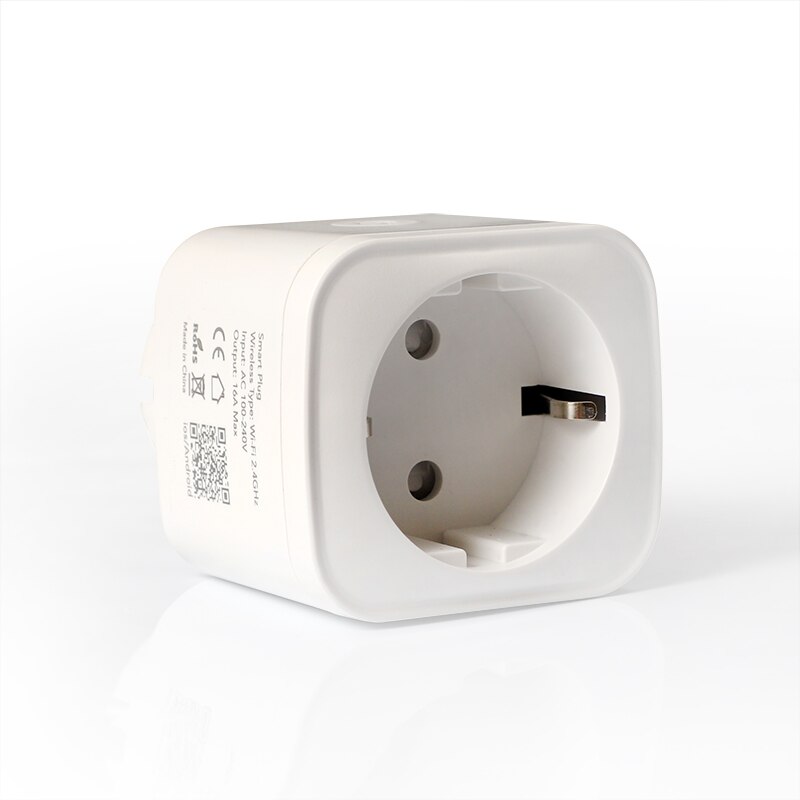 Wifi smart plug eu universell adapter 16a eluttag reseadapter laddare kontroll fungerar med alexa google home tuya app fjärrkontroll