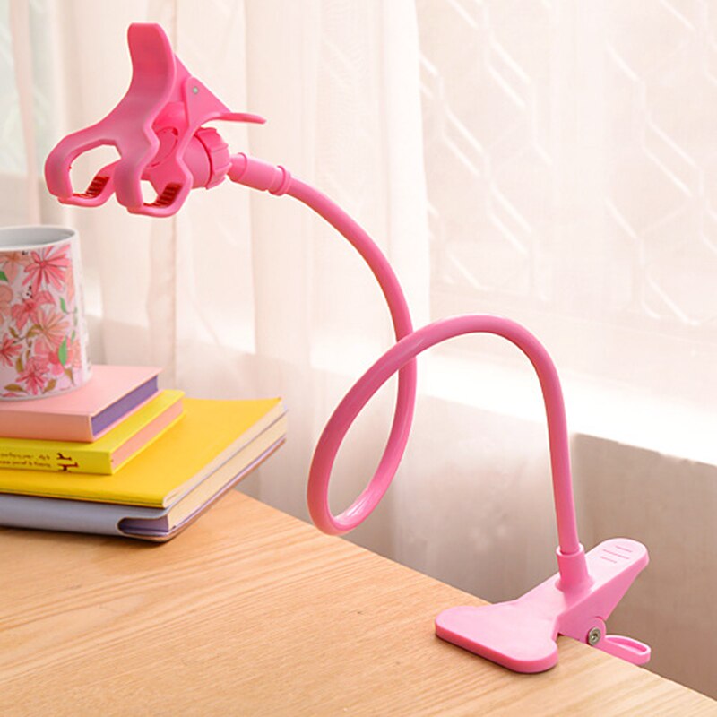 Soporte Universal para teléfono móvil, cama flexible, escritorio, mesa, giratorio de 360 grados, varios colores, 1 Uds.
