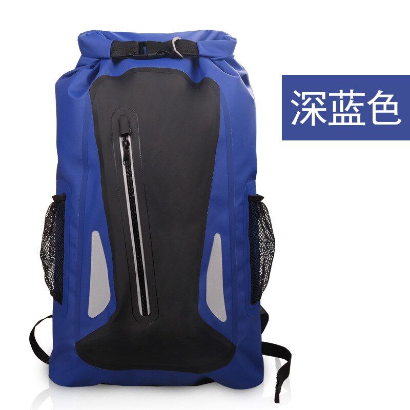C339 a la deriva bolsa impermeable cubo nadar bolsa impermeable bolsa de malla de PVC bolsa impermeable bolsa de playa bolso de arriba paquete: Navy blue
