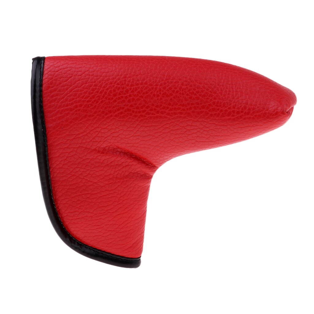 18X15X8 Cm Pu Lederen Putter Head Cover Headcover Beschermer Kan Worden Clubs Prijzen Giveaways: Rood