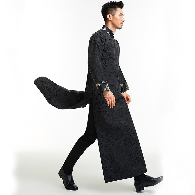 Bata de boda china, traje tradicional chino de padrino de boda, traje Tang, chaqueta de dragón Phoenix para hombre