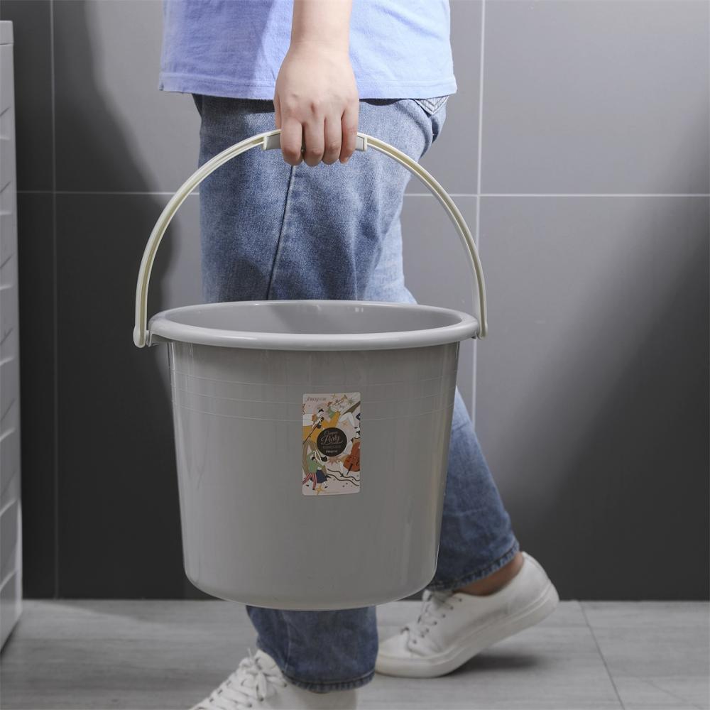 Plastic Bucket Bathroom Mop Buckets Portable Water Container Camp Outdoor Fishing Car Wash Bucket Large Buckets with Handle