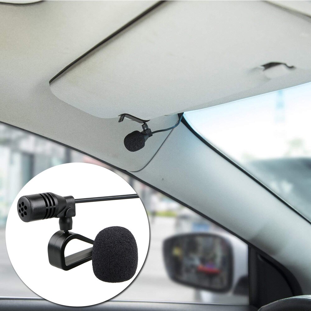 3.5mm Car Stereo External Microphone For Bluetooth Enabled Stereo GPS Top