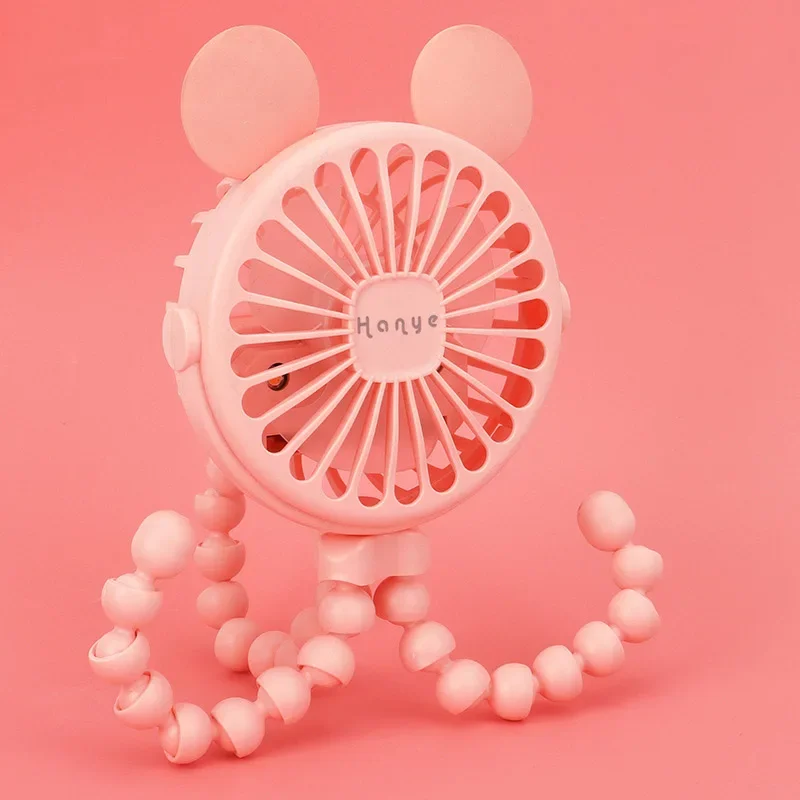 Ventilador portátil con Clip recargable por USB, 3 velocidades, 600mAh, Mini enfriador de aire, electrodomésticos de refrigeración para el hogar, eléctrico, frío: Borgoña