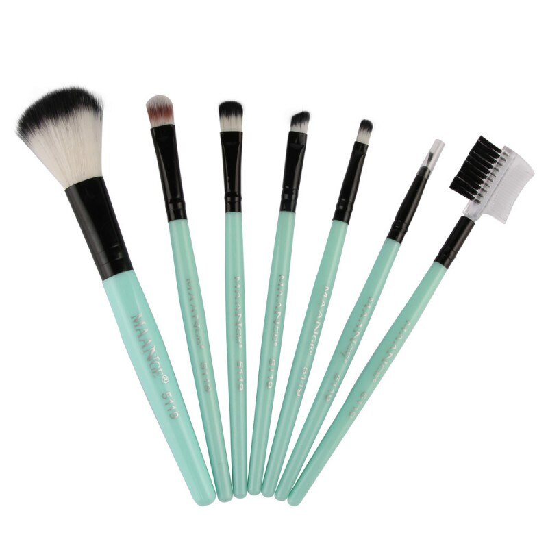 Set van 7 make-upkwasten voor cosmetische foundation, poeder, oogschaduw en make-upkwasten, eenvoudig te gebruiken: Gb
