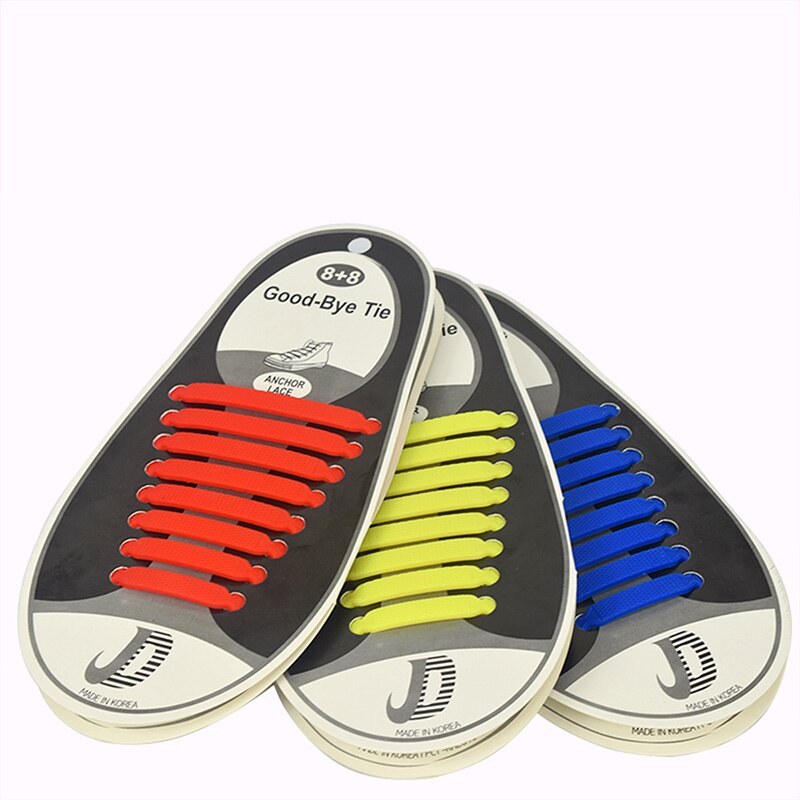 Schoenen accessoires elastische siliconen veters elastische schoenveters luie siliconen veters geen strik rubberen veters