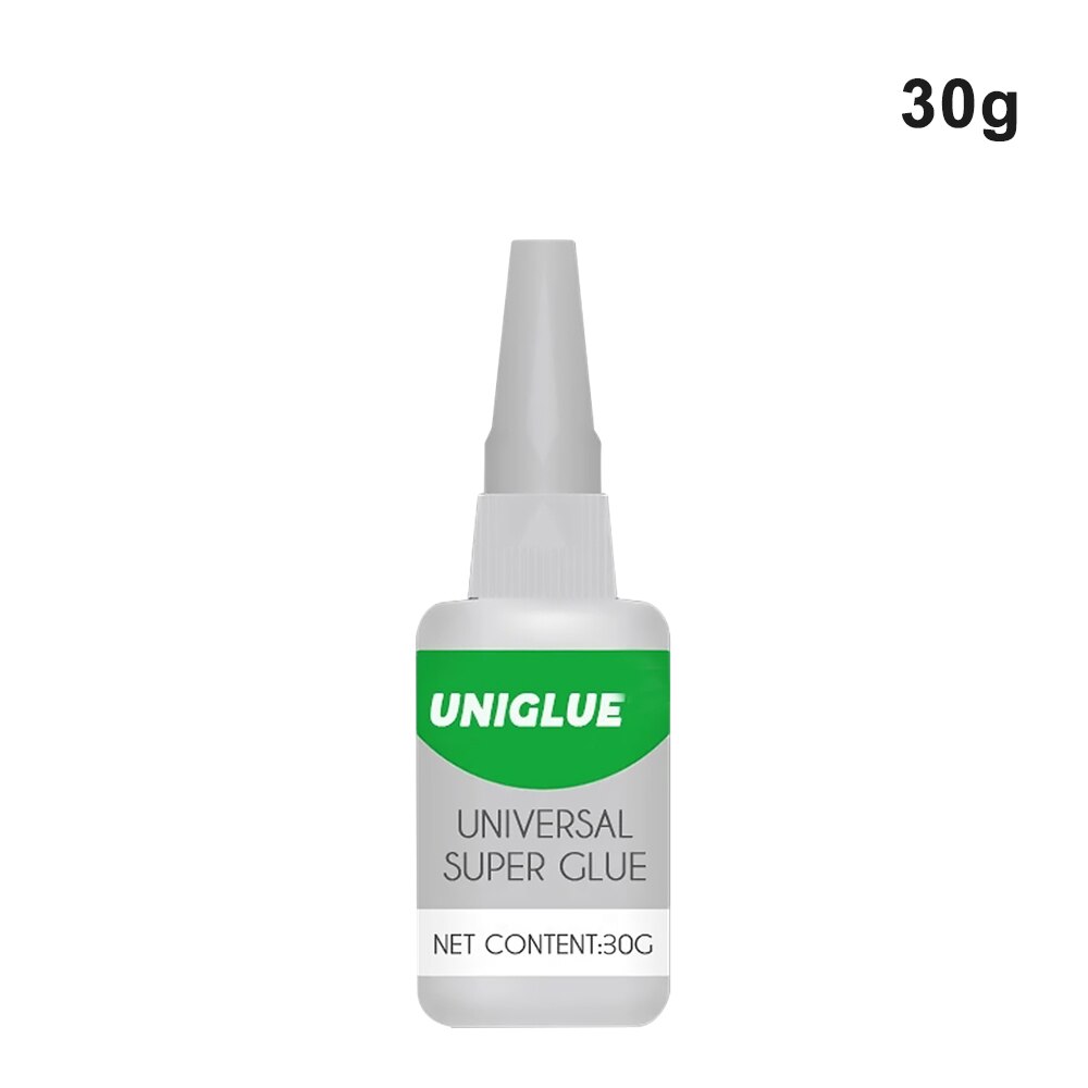 Uniglue Universal Super Glue Strong Plastic Glue For Resin Ceramic Metal Fast Adhesive Multi Purpose Epoxy Leather Textile 2: 30g