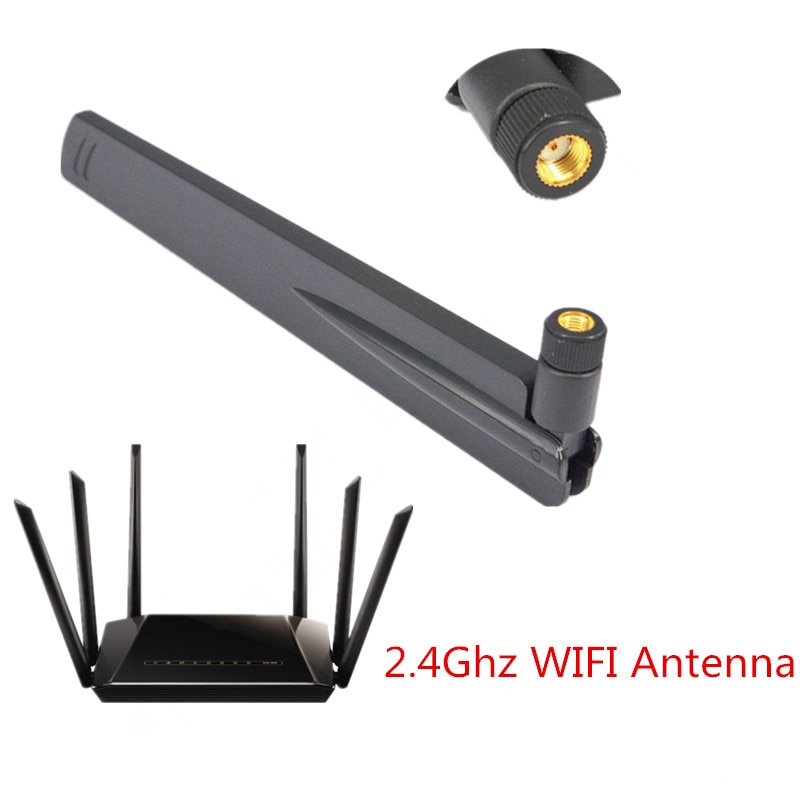 WiFi 4G antenna Aerial SMA male wireless 2.4GHz wi-fi router Universal digital Antenna WLAN Router Antenna Connector